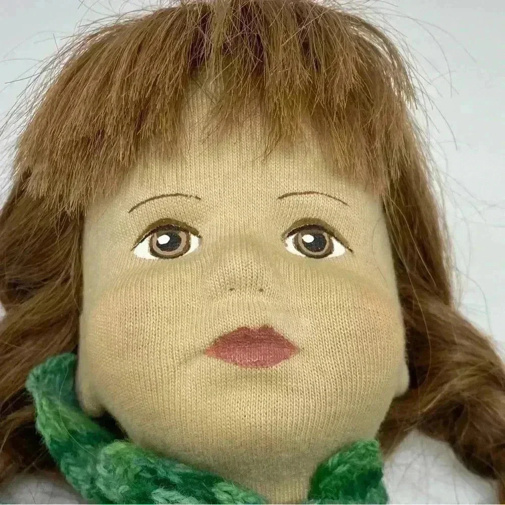 Karin Heller Doll 18” Jointed handcrafted handmade   Cloth tradwife